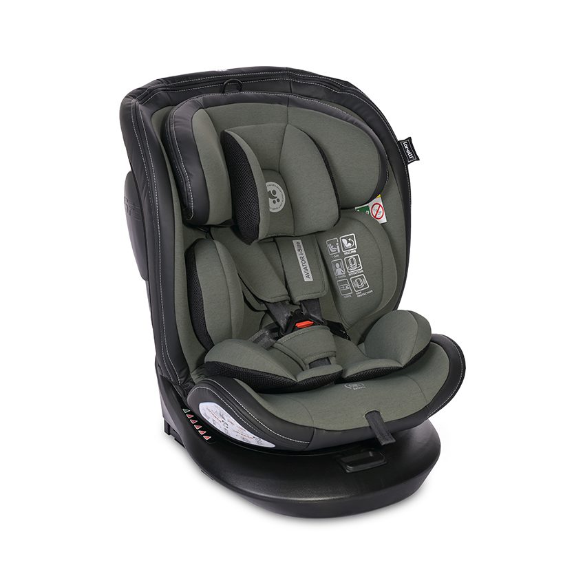 Lorelli AVIATOR Kάθισμα Aυτοκινήτου 360ο περιστροφή  i-Size ISOFIX 40-150 cm Green